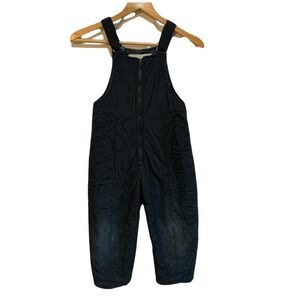 Credentials Casual Sportswear Kids Snow Overalls Size 6 Black Snow Activewear
